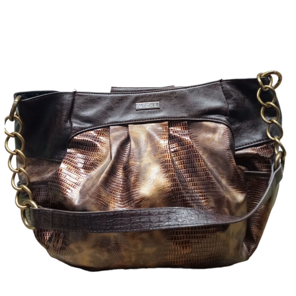 Miche Faux Phyton shoulder Bag